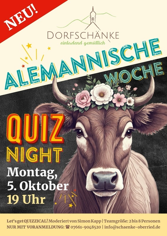 Alemannische Quiznight in der Dorfsch�nke